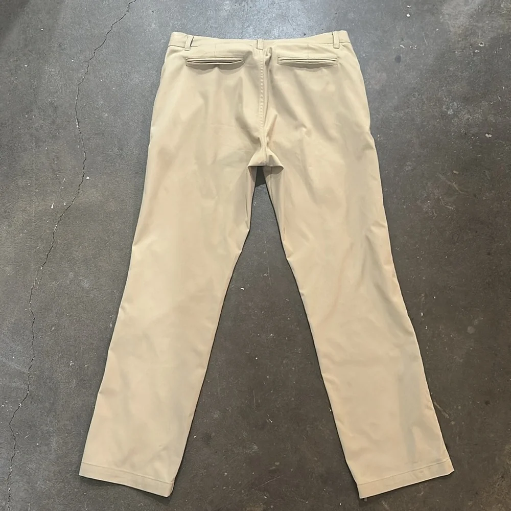 34 x 32 Bonobos Maid Men’s Tan Straight Leg Golf Pants - Picture 2 of 8